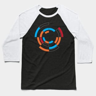 circles colorful deisgn Baseball T-Shirt